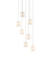 Currey 9000-0711 - Dove 7-Light Round Multi-Drop Pendant