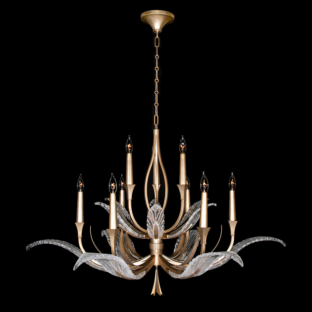 Plume 45"W Round Chandelier