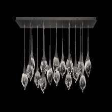 Fine Art Handcrafted Lighting 100146-7 - Mayu 54"W Rectangular Low Pendant