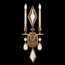 Fine Art Handcrafted Lighting 729150-3ST - Encased Gems 29"H Sconce